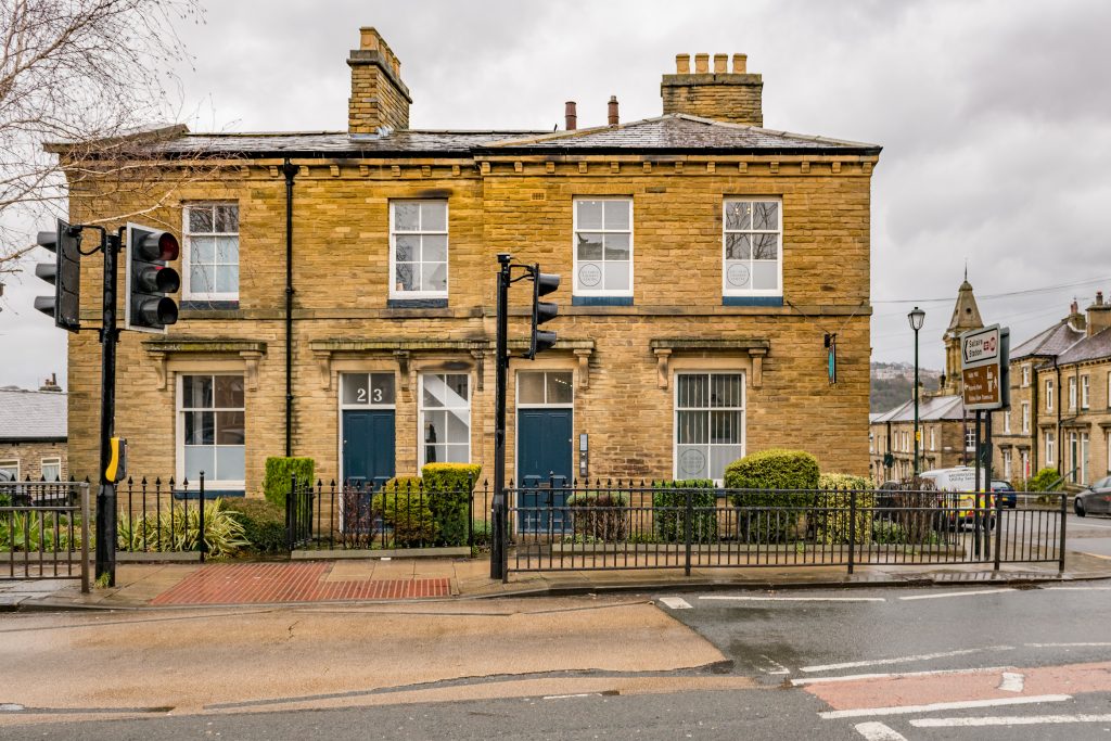 Victoria Therapy Centre on the corner of Saltaire Road and Victoria Road in Shipley.